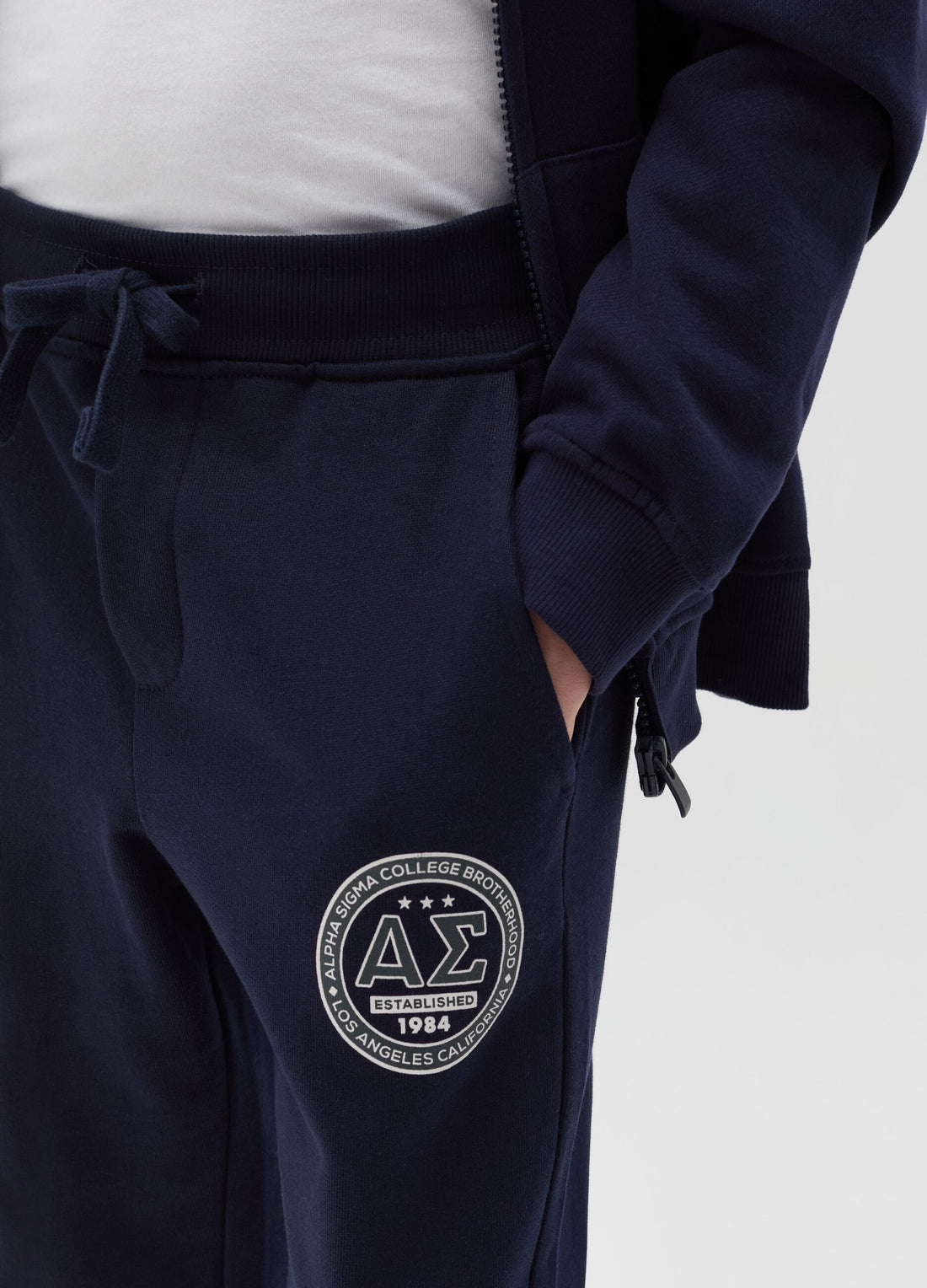 OVS Joggers Pants with "Los Angeles California” college logo print