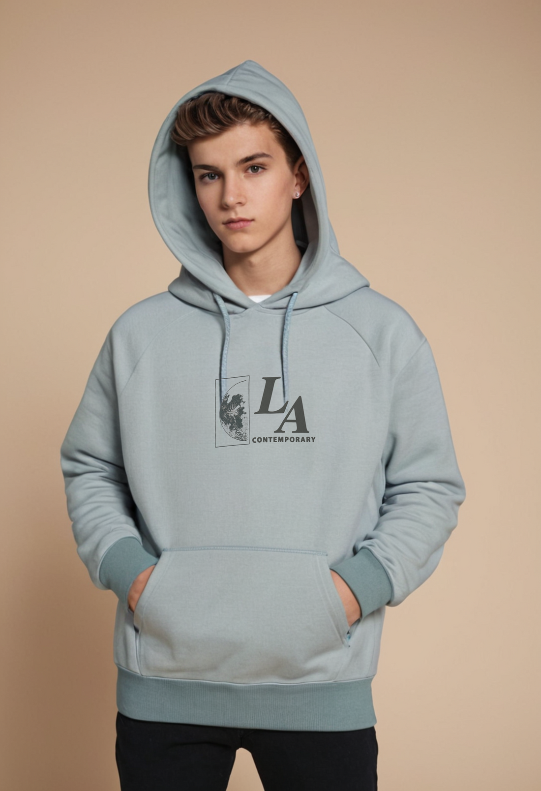 XSIDE Long Sleeve Men's Thick Hoodie