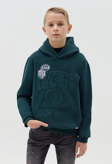 OVS Hoodie with "Omega New York 95” Embroidery