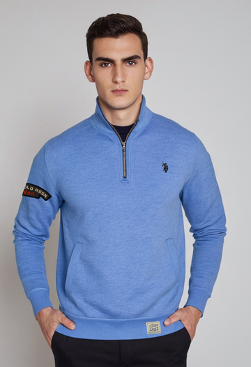 US Polo Assn Quarter Zip Sweat Shirt