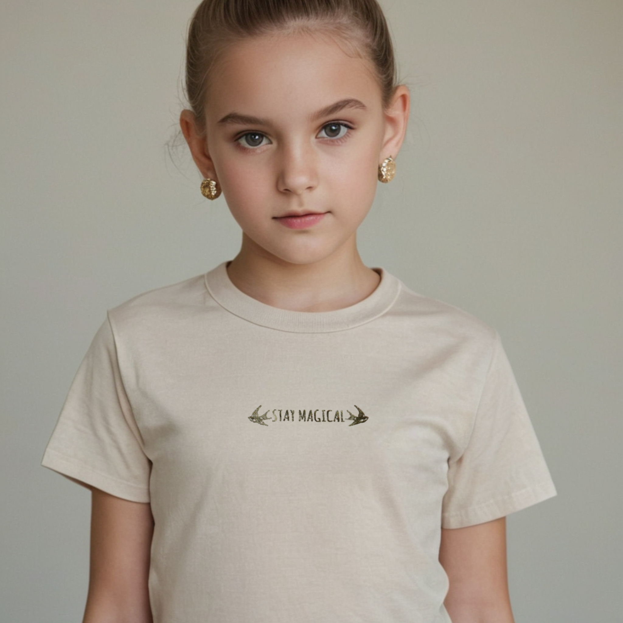 LC Waikiki Girls Short Sleeve Cropped T-Shirt