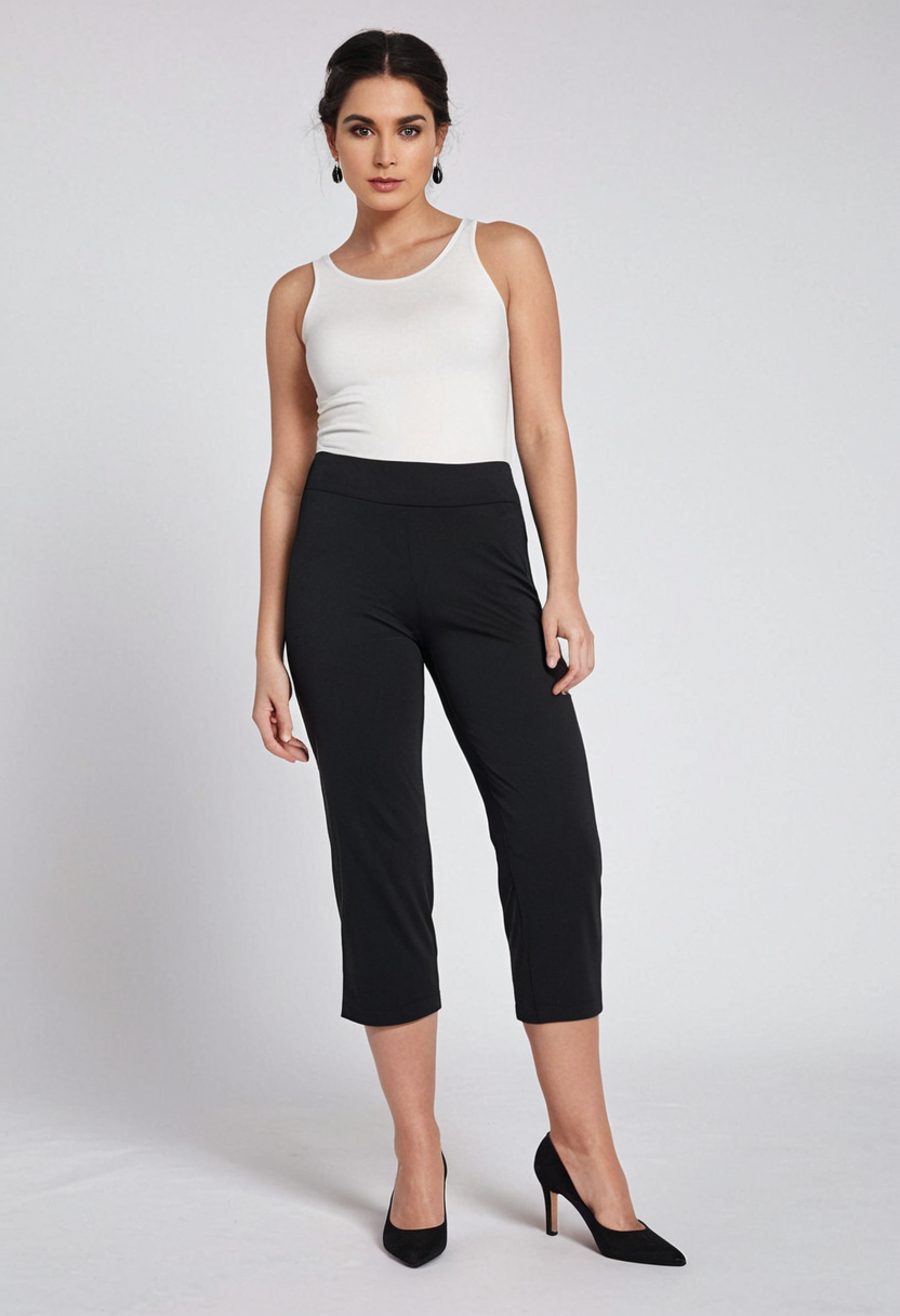 Jennifer Lauren Three Quarter Pants